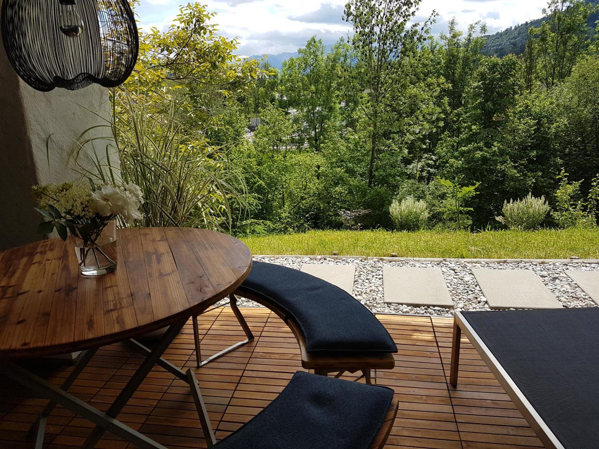 Exklusiver Souterrain - Zentral, Ruhig Mit Grosser Terrasse, Bergblick Und Privaten Sauna Zzgl Immenstadt im Allgäu Eksteriør bilde